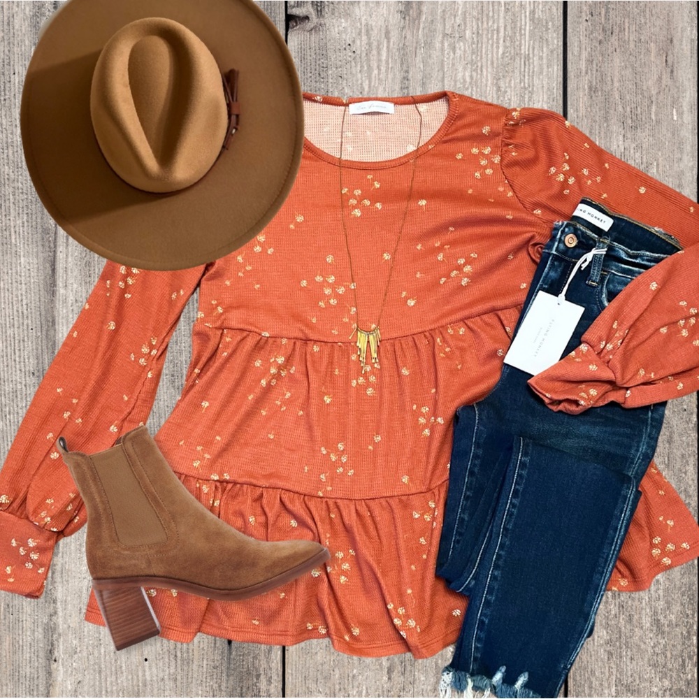 Floral Tiered Babydoll Top